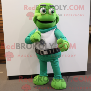 Green Wrist Watch mascot...