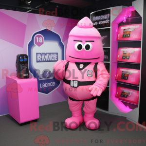 Disfraz de mascota Pink...