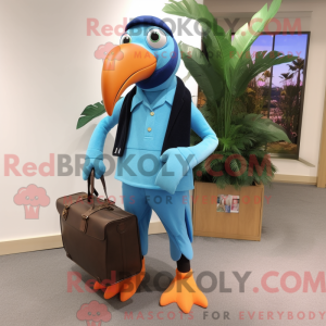 Máscara de Tucano Azul com...
