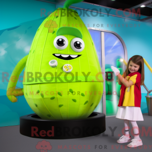 Limegrønn...