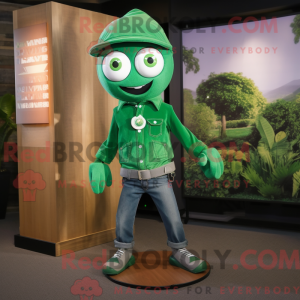 Forest Green Pendant maskot...
