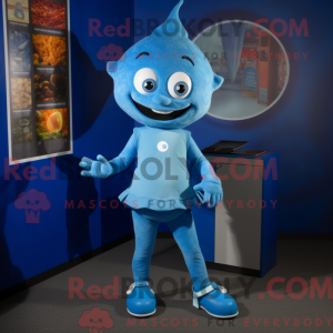Costume mascotte de Blue...