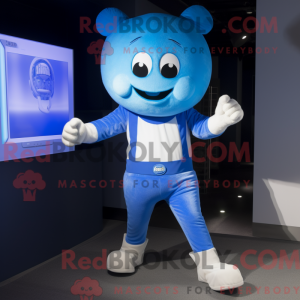 Costume mascotte de Blue...