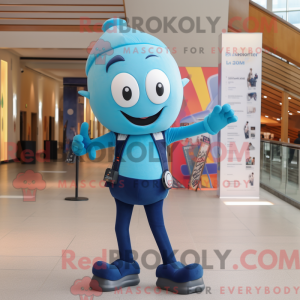Blue Ray-maskotdraktfigur...