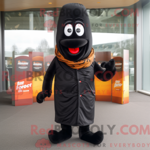 Black Currywurst mascot...