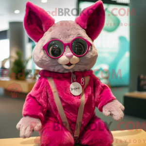 Disfraz de mascota Magenta...