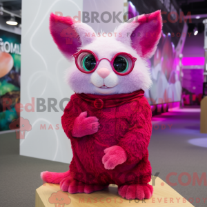 Magenta Chinchilla maskot...