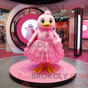 Maskottchenkostüm Pink...