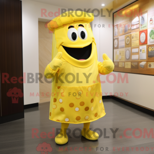 Gul Biff Maskot Kostyme...
