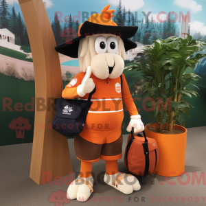 Postava maskota Orange...