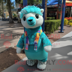 Turkis Alpaca maskot...