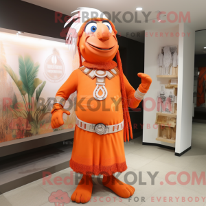 Postava maskota Orange...