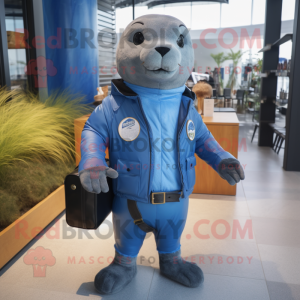 Blue Seal mascotte kostuum...