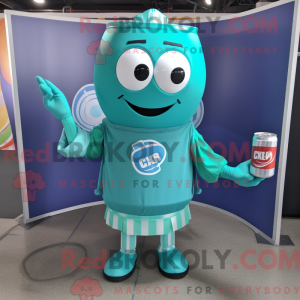Disfraz de mascota Teal...