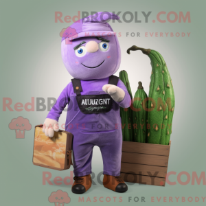 Lavendel Zucchini maskot...