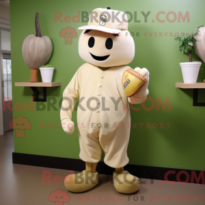 Beige Beet-maskotkostyme...