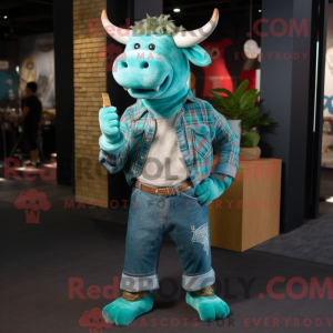 Maskotka Teal Bull zawiera...