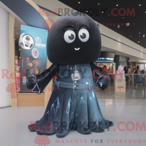 Mascotte de méduse noire...