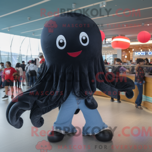 Black Jellyfish mascot...