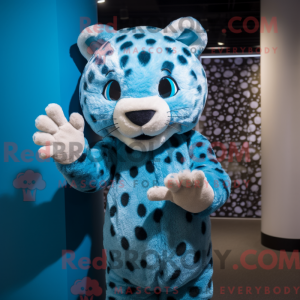 Disfraz de mascota leopardo...