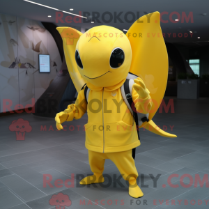 Costume mascotte de raie...