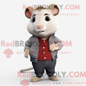 Hamster mascotte kostuum...