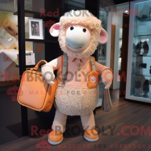 Personaggio mascotte pecora...