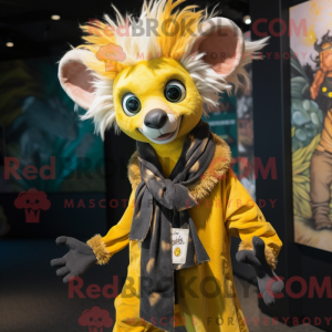 Personaggio mascotte giallo...