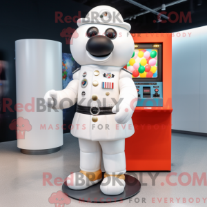 Maska White Gumball Machine...