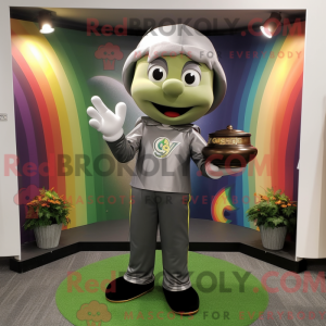 Grey Pot Of Gold maskot...