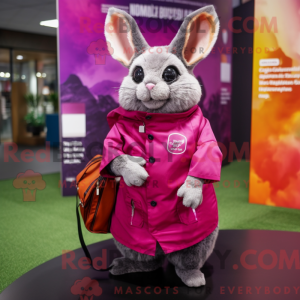 Magenta Chinchilla maskot...