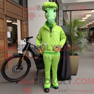 Lime Green Mare maskot...