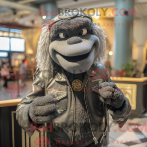 Gray Jambalaya mascot...