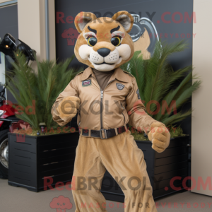 Figura de máscara de leão...