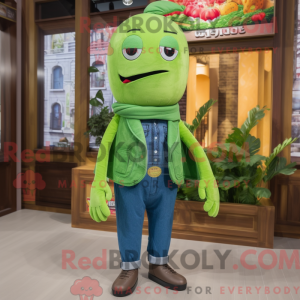 Green Green Bean maskot...