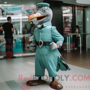 Disfraz de mascota Teal...
