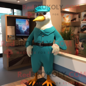 Disfraz de mascota Teal...
