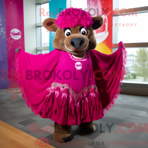 Disfraz de mascota Magenta...