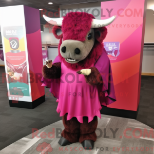Magenta Bison máscara de...