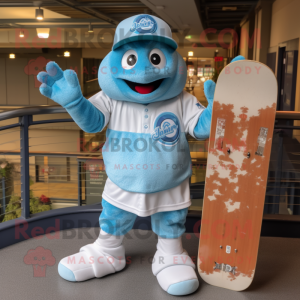 Sky Blue Skateboard...