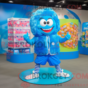 Blue Candy Box maskot...