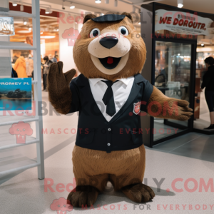 Brown Beaver mascotte...