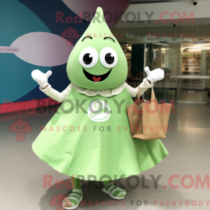 Olive Ice Cream Cone mascot...