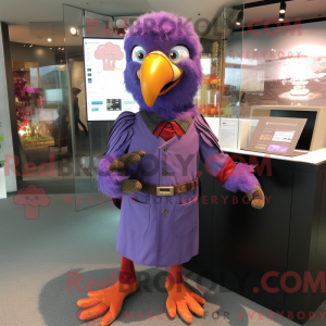 Disfraz de mascota Purple...