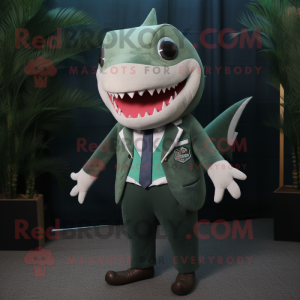 Forest Green Shark maskot...