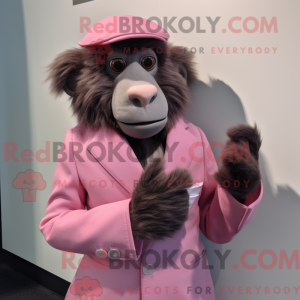 Maskottchenkostüm Pink...