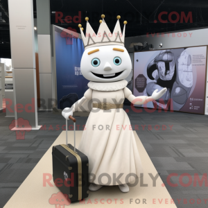 Witte Koningin mascotte...