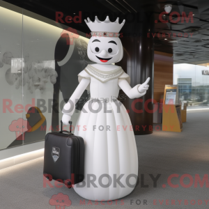 White Queen mascot costume...