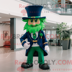 Granatowa czapka Leprechaun...