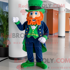 Granatowa czapka Leprechaun...